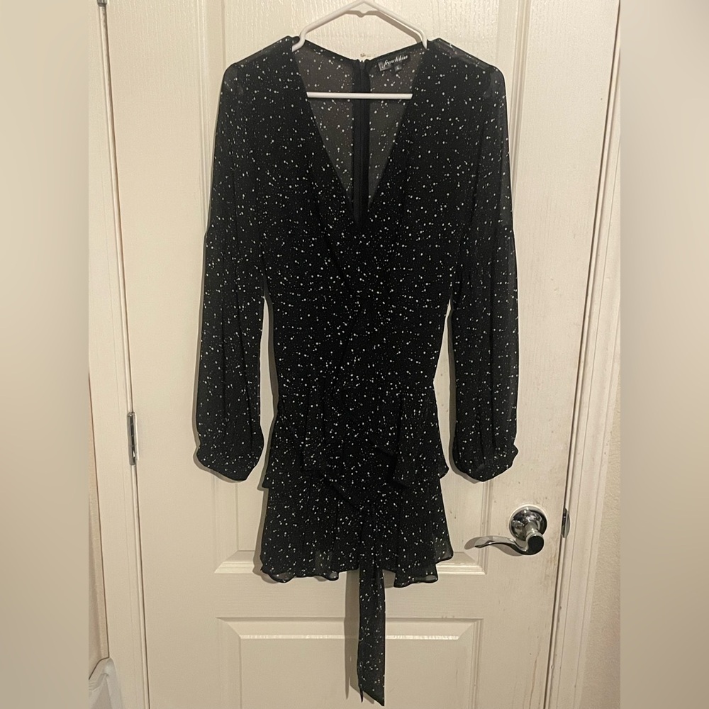 French Kiss Black Fit Sleeve Dress